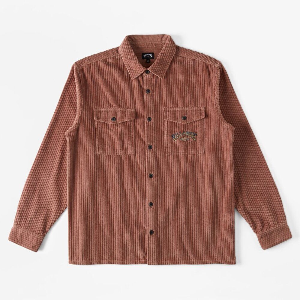 Billabong Days Corduroy Shirt Pink - L